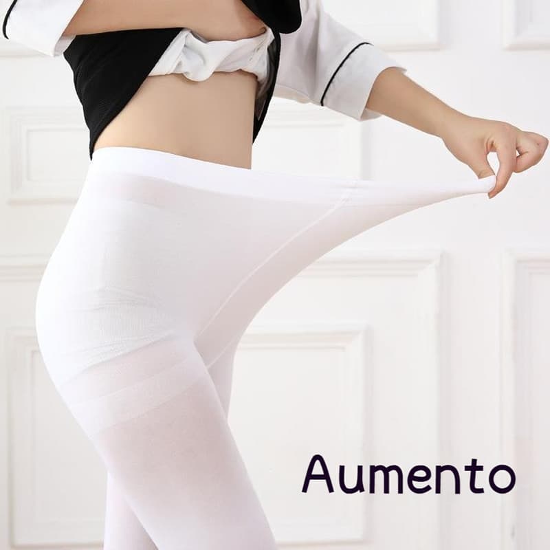 Meia compressão feminina Calça Plus Size Respirável Confortável Modeladora Festa Pimpolho Cano Alto Moda Elasticidade