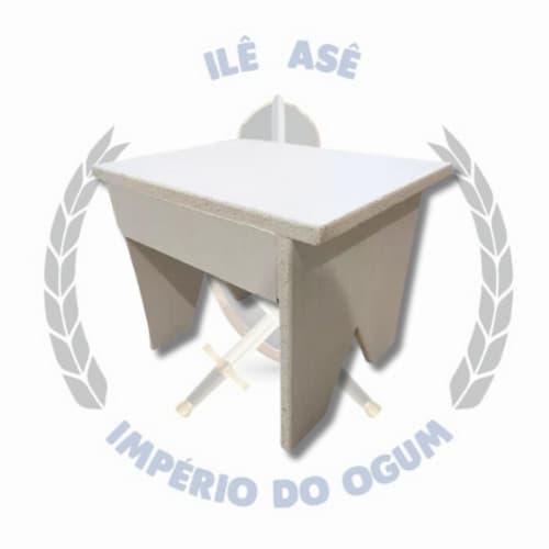 BANCO MADEIRA PRETO VELHO S/GAVETA - BRANCO