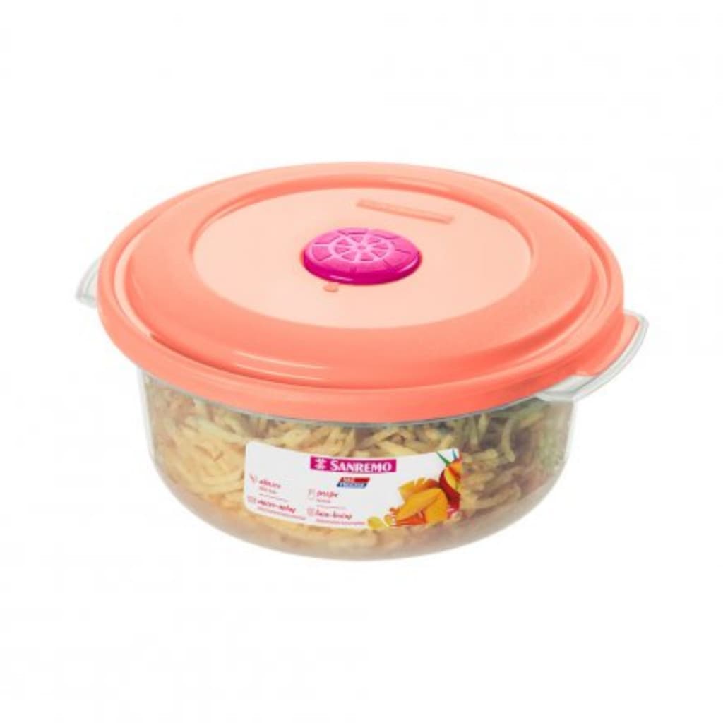Pote Redondo RED Plástico Sanremo 530ML