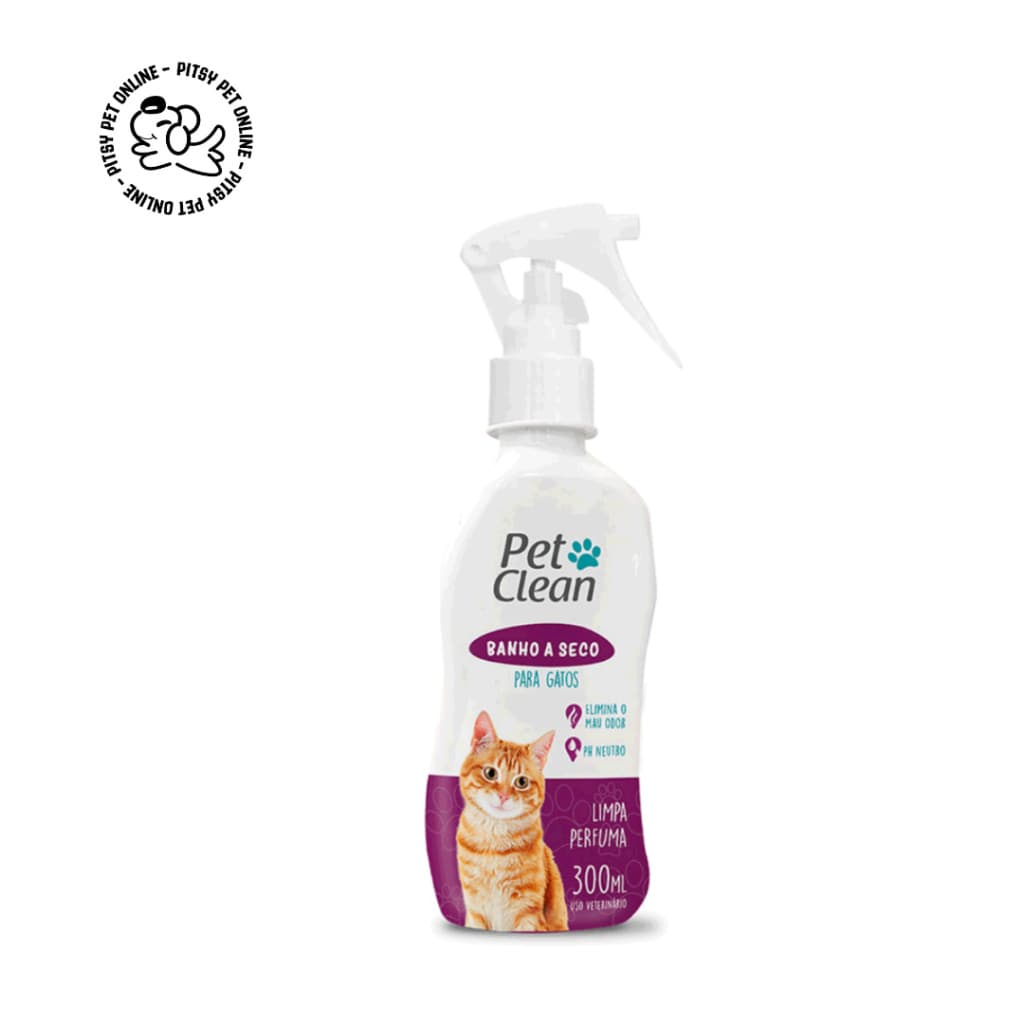 Banho a Seco Gatos 300ml Pet Clean