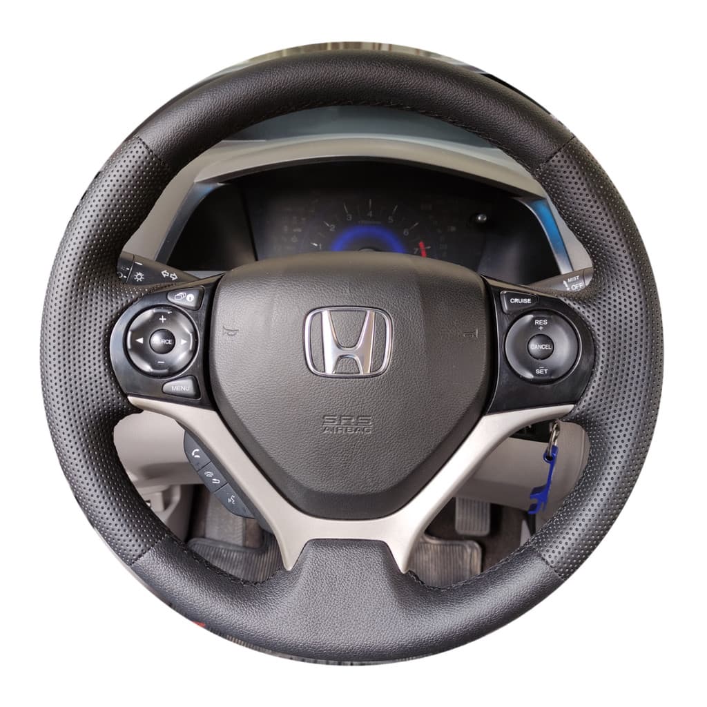 Capa de Volante Costurada Premium Honda Civic 2012 a 2016