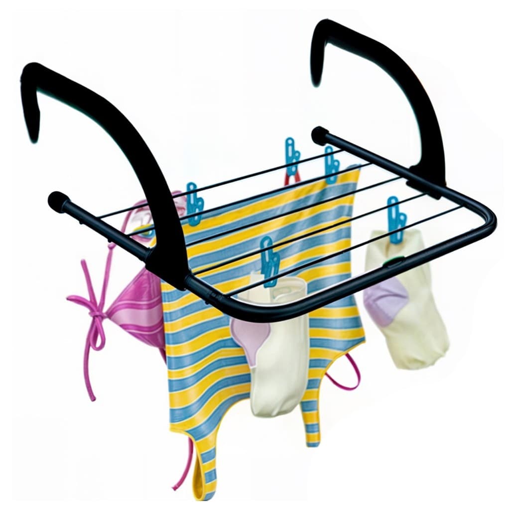 Varal Portátil Portas Janela Apartamento Seca Roupa Pratico 2,6m Click Regulável 3,5kg