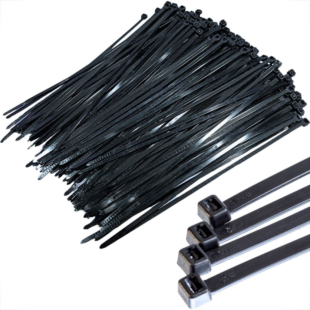 CINTA PLASTICA 20CM ABRAÇADEIRA NYLON PRETA 1,2 X 3,6 X 200 MM ENFORCA GATO PACOTE COM 200 UNIDADES