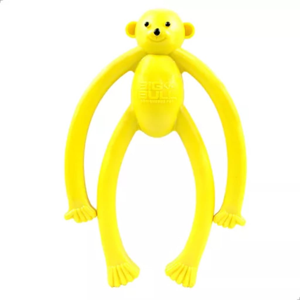 Brinquedo Mordedor para Cachorro Cães Não Tóxico - Macaco Maciço Big Bull