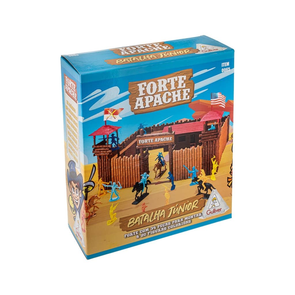 Brinquedo Forte Apache Batalha Junior 0065 - Gulliver