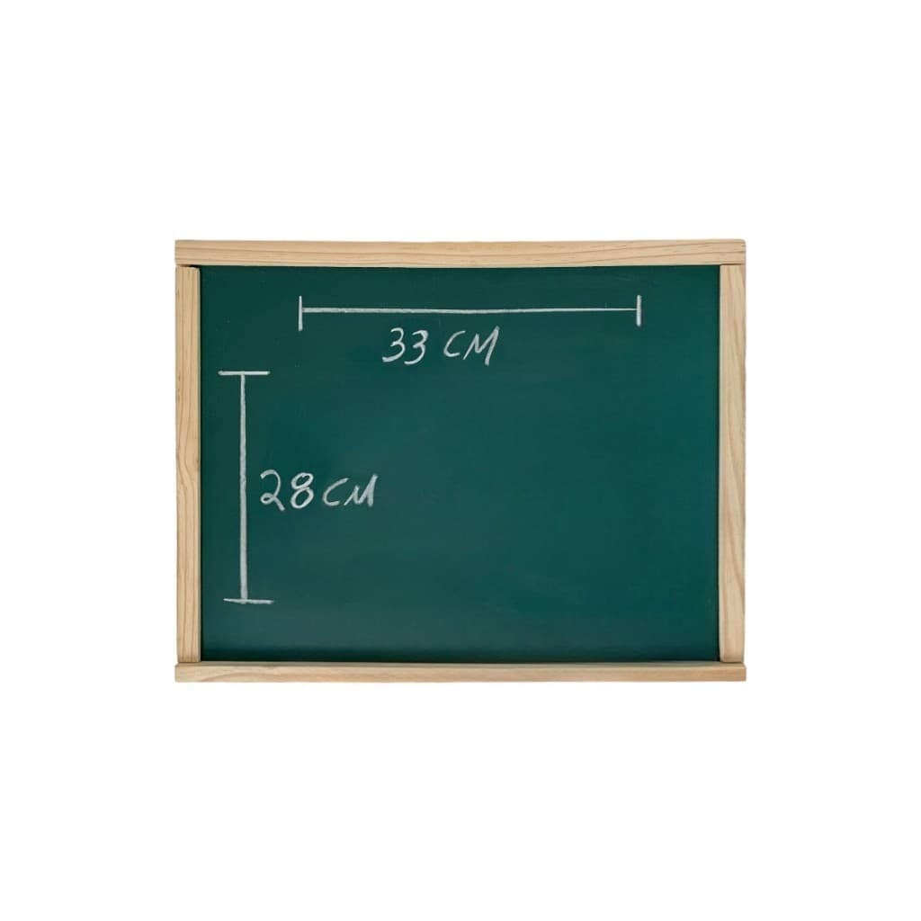 Kit 05 Lousa Infantil Alfabeto Quadro Negro 28x33cm Giz e Apagador