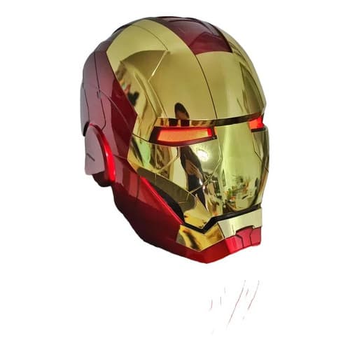 Capacete Homem De Ferro Eletrônico Brinquedo Iron Man C/ Voz