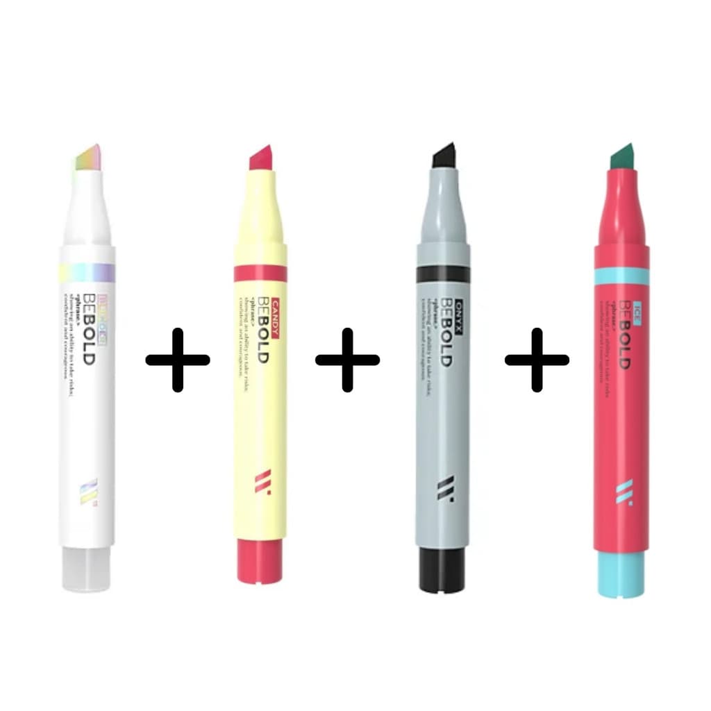 Kit Marca Texto Perfumado Be Bold Novas Cores Newpen