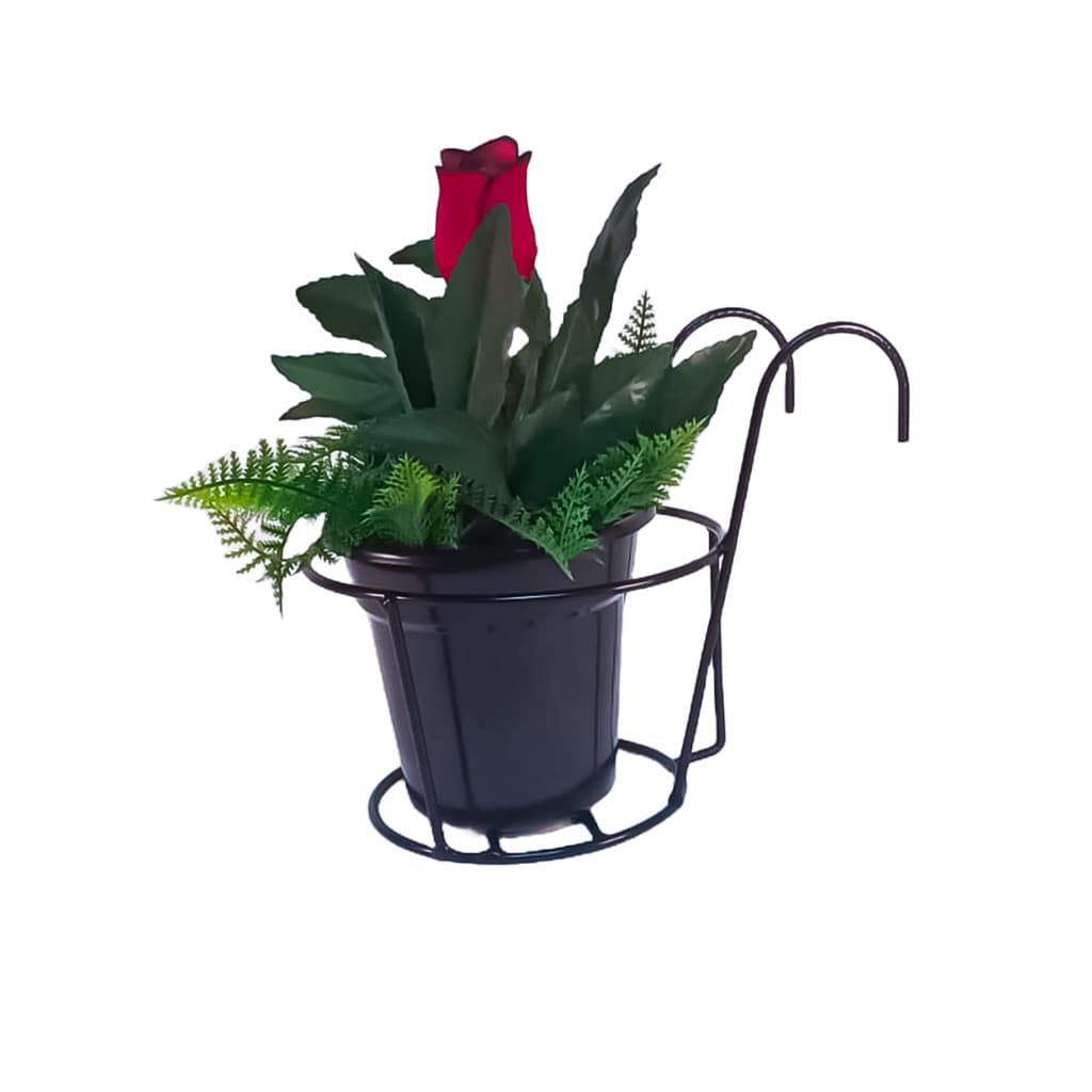 Cesto Cestinho Suporte Pendurar Vasos Flores Plantas Grande Aramado