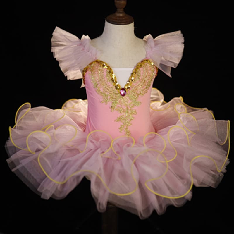 Dia das crianças saia de balé meninas pequeno cisne desempenho traje saia gaze macia novo estilo saia princesa desempenh