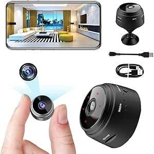 Mini Câmera Espiã A9 Wi-Fi, Visão Noturna e Monitoramento Remoto
