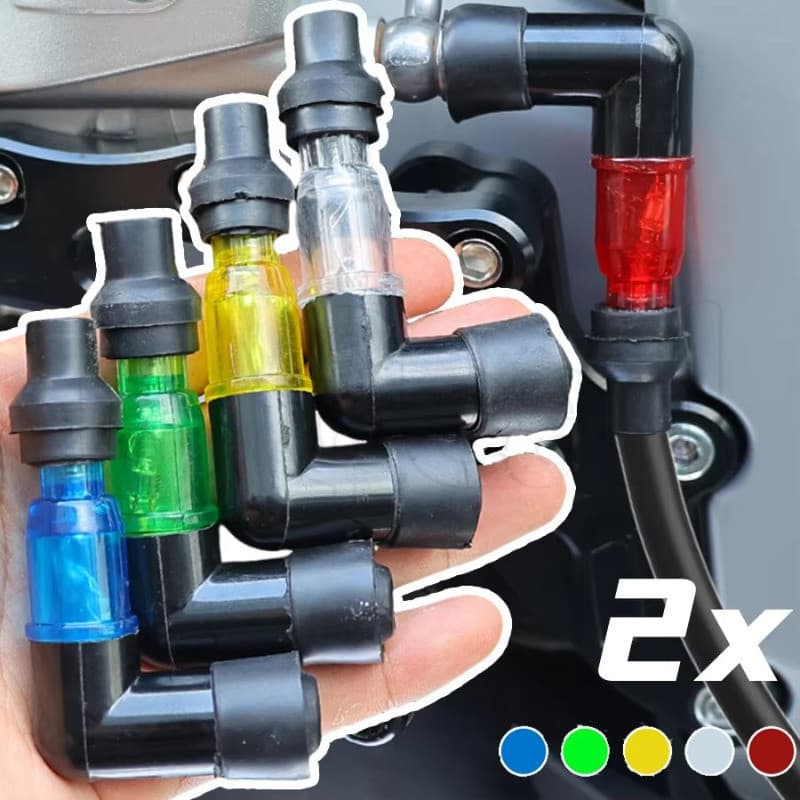 Tampa Da Vela De Ignição Do Flash Motocicleta-Cruzada Piscante De 90 Graus Universal-Acessórios De Modificação