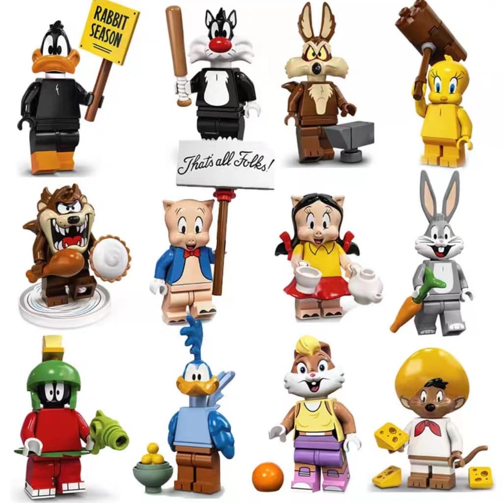 Crianças brinquedos presentes de natal decorações de mesa blocos de construção de coelho