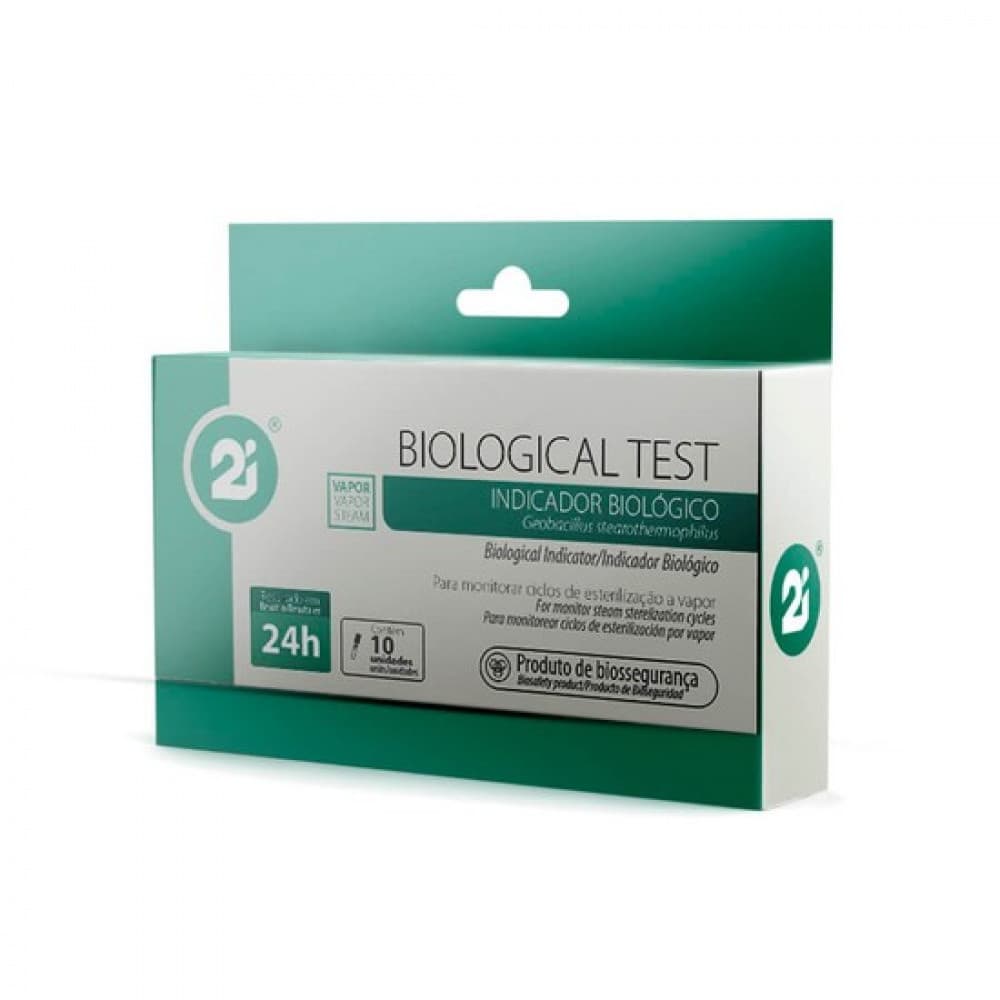 Indicador Biológico Biological Test 24horas - 2i, com 10 unidades