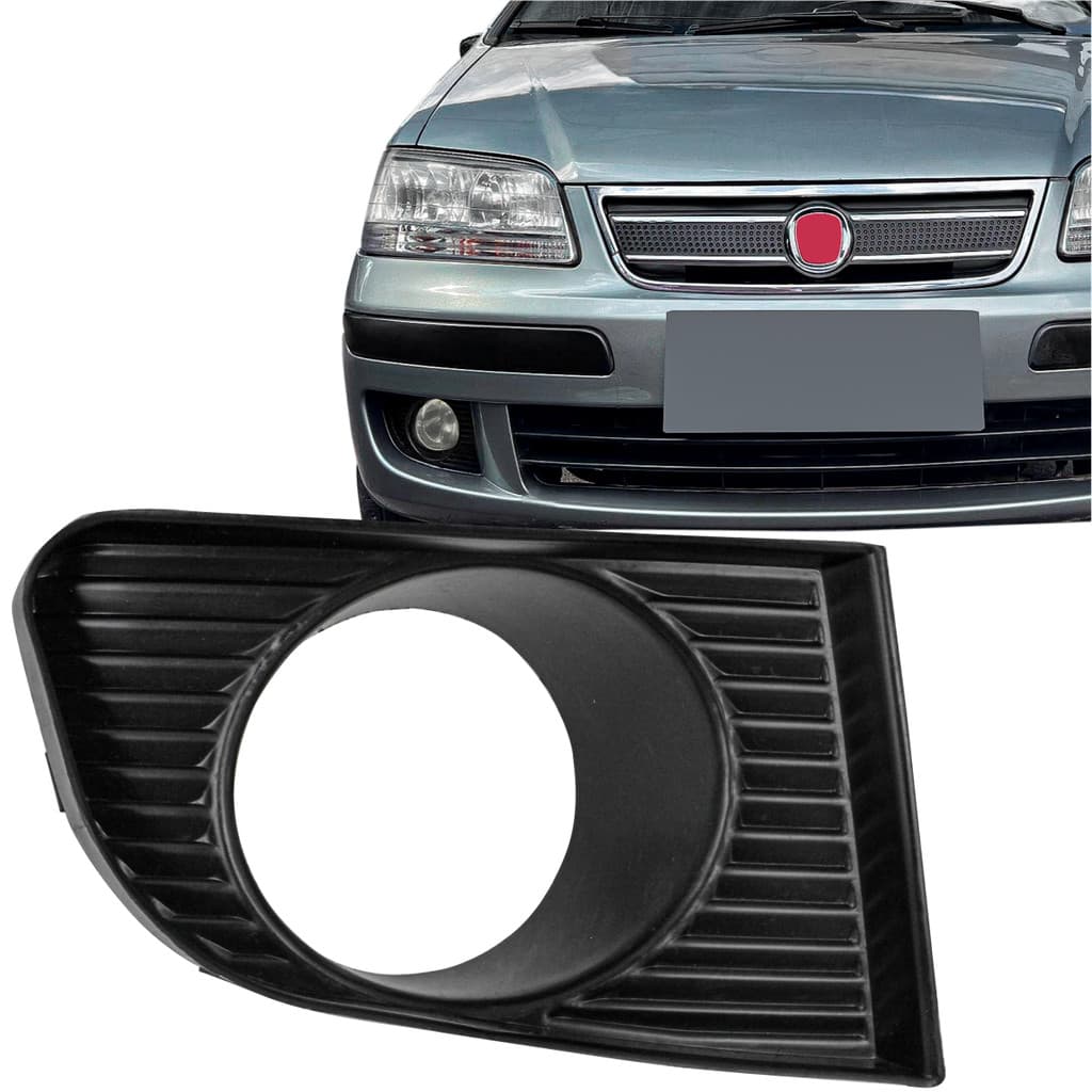 Moldura Grade Milha Fiat Idea 2004 05 a 2010 Lado Passageiro