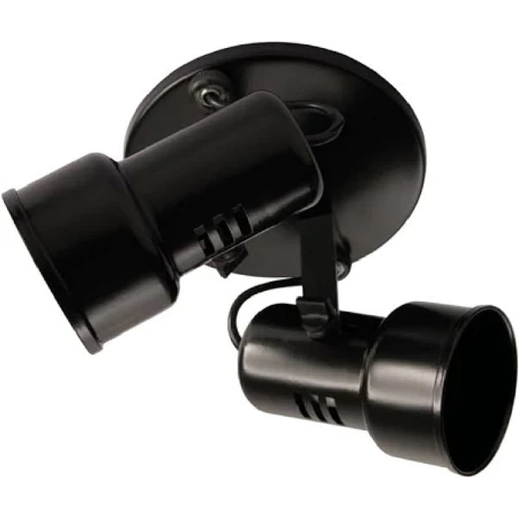 Spot Caneca Sobrepor 2xE27 Preto Bivolt Startec