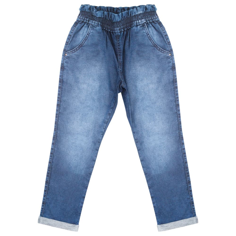 Calça Juvenil Look Jeans Clochard Jeans