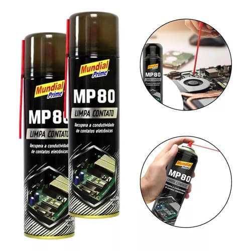 Limpa Contato Elétrico 300ml Mundial Prime Mp80