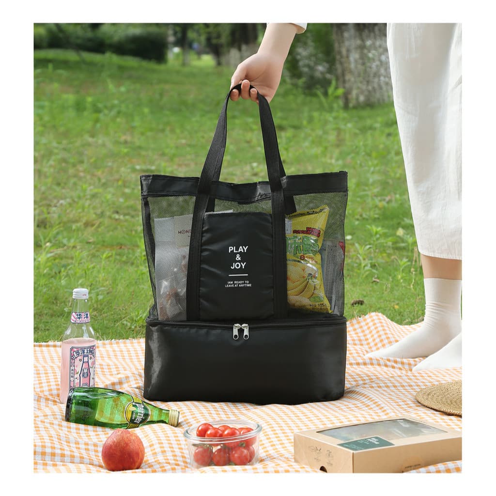 Bolsa Verão De Praia  Com Compartimento Térmico Embutid 917 bosco