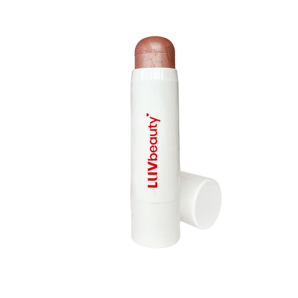 Blush em Bastão Luv Beauty I Luv Stick Cor Mirage - Batom e Sombra Multifuncional Cremoso com Manteiga de Karité