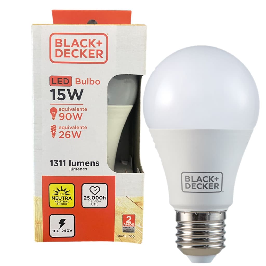 Kit 4 Lampada Led Bulbo PERA 15w E27 Branco Neutro 4000K