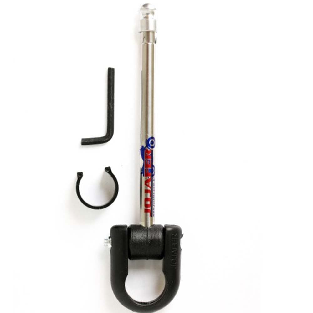 Antena Corta Pipa Moto Retrátil Guidao Aço Inox Prata M5a