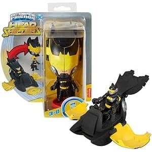 Imaginext DCSF Head Shifters Figura e Veículo Surpresa