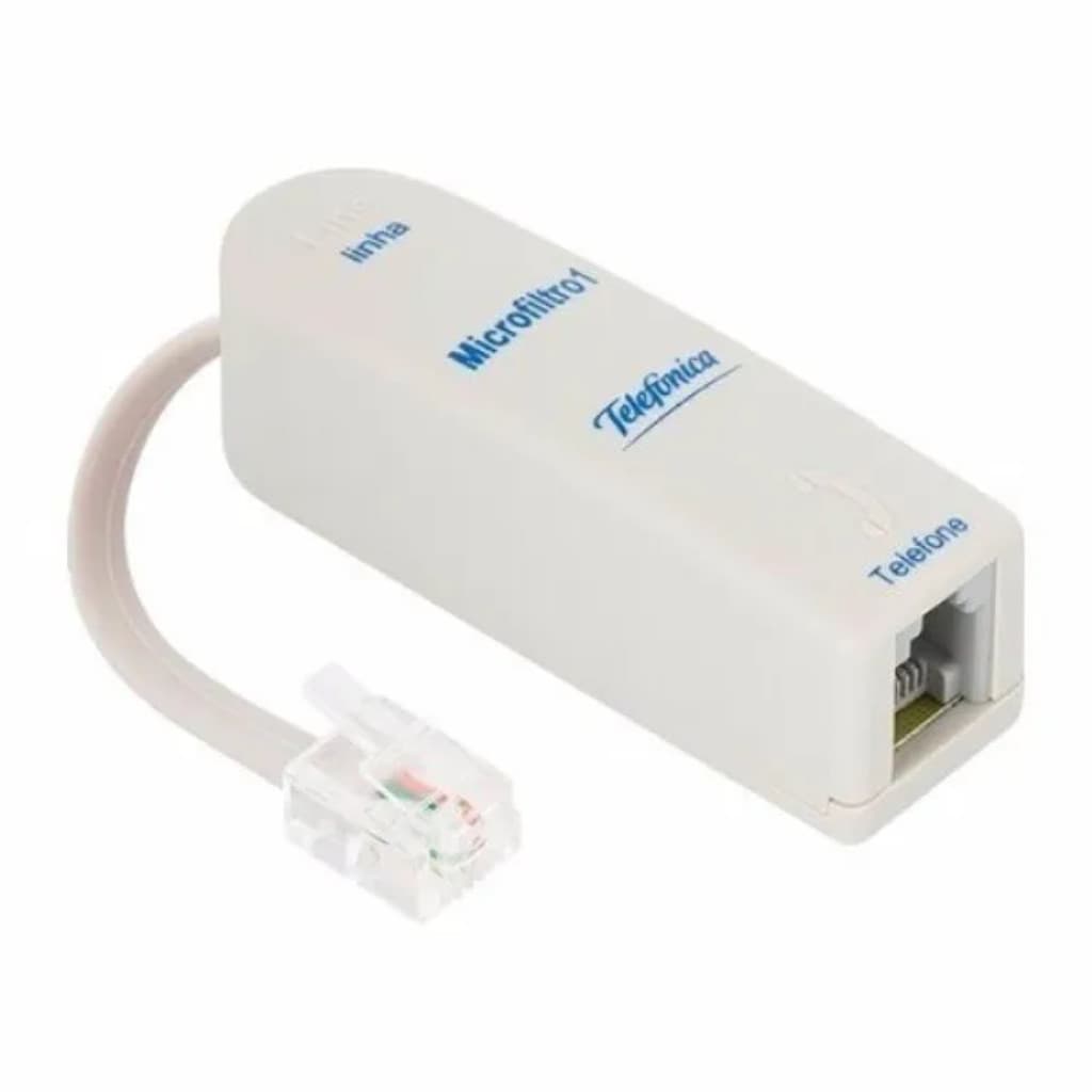 MICROFILTRO ADSL TELEFONE EMENDA F X F PARA RJ11