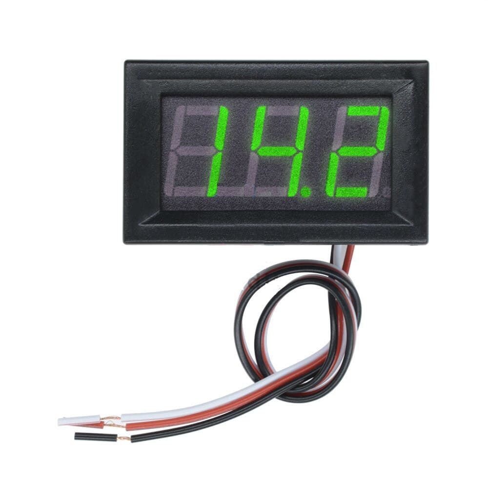 Voltímetro digital Medidor de Tensão Digital DC 0 a 30V