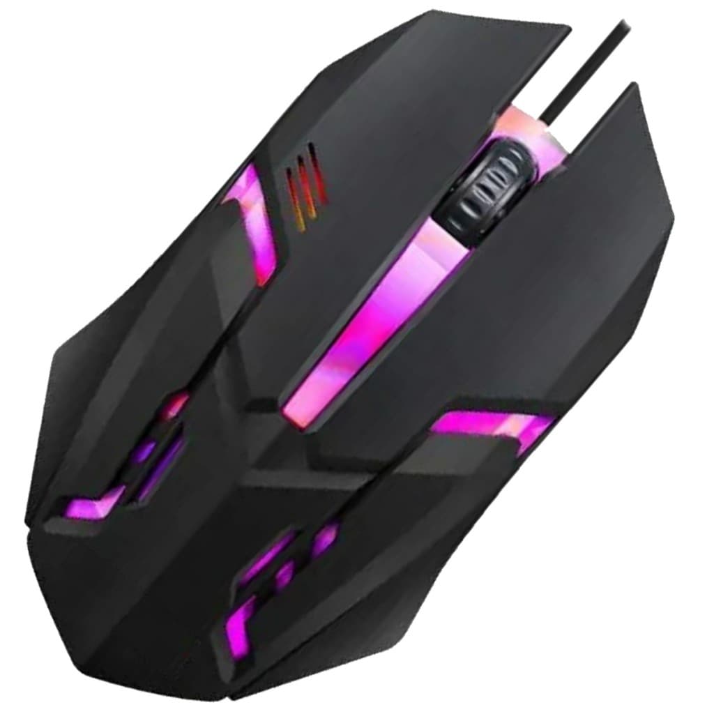 Mouse Gamer Com Fio Cabo USB Jogos Trabalho E Lazer