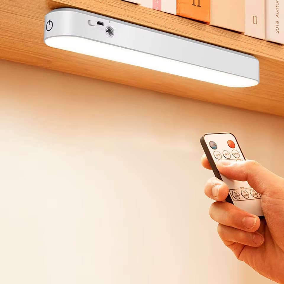 Luminária De Led Sobrepor Bastão Recarregável Sem Fio Com Suporte Magnético E Touch
