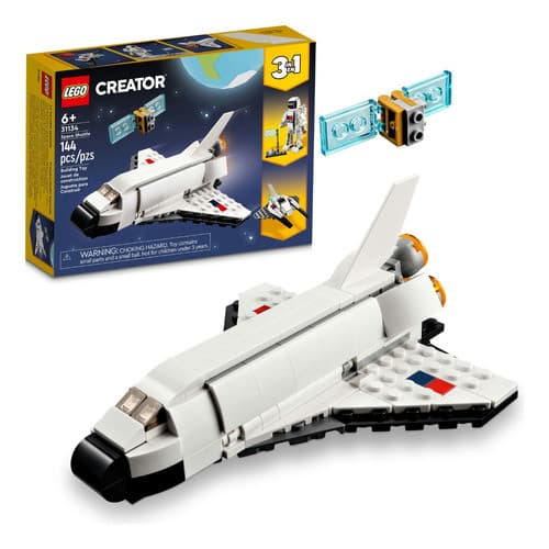 Kit Lego Creator - 31134 Ônibus Espacial 3 em 1 - 144 Peças