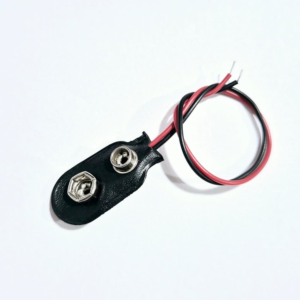 Suporte para Pilha Saida Bateria 9V Clip 45.01.020