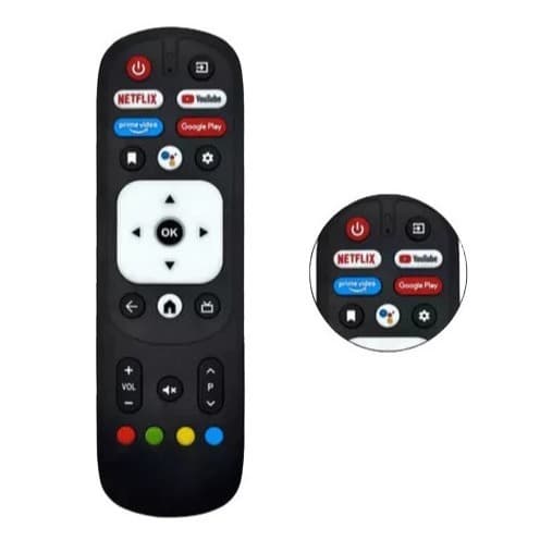 Controle Remoto Para Tv Smart Vizzion Android Le 7355 - Substituto Compatível