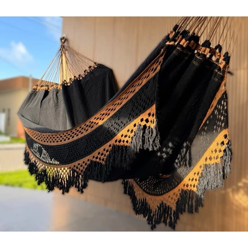 Rede De Descanso Dormir  Toda Reforçada Premium Luxo Varias Cores Bucho De Boi Envio Imediato