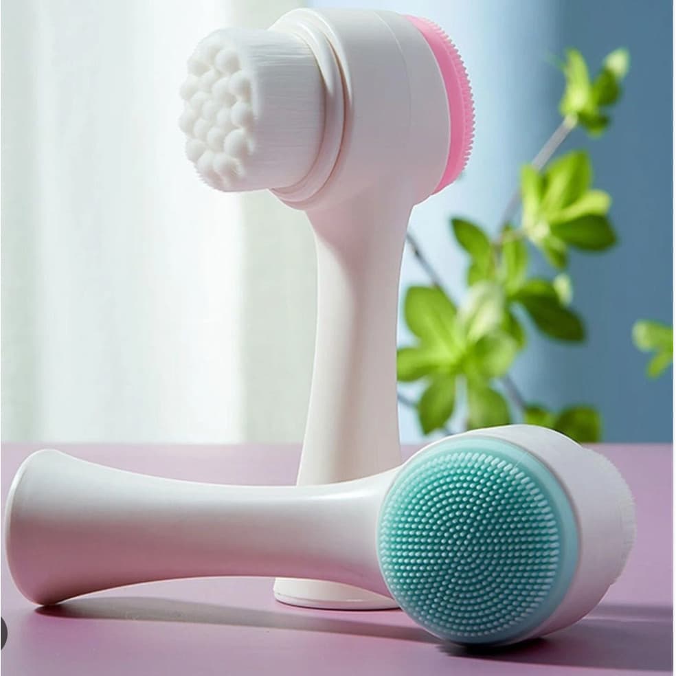 Escova Limpeza Facial 2 Em 1 Com Massageador
