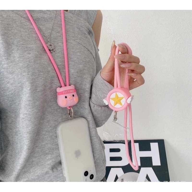 Cordão De Pescoço de Personagens Para Celular  (Chaveiro Cracha)