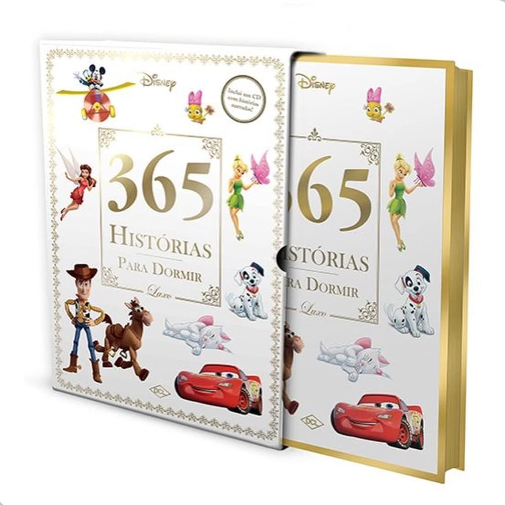Livro Luxo 365 Historias Para Dormir Com Paginas Douradas - Dcl