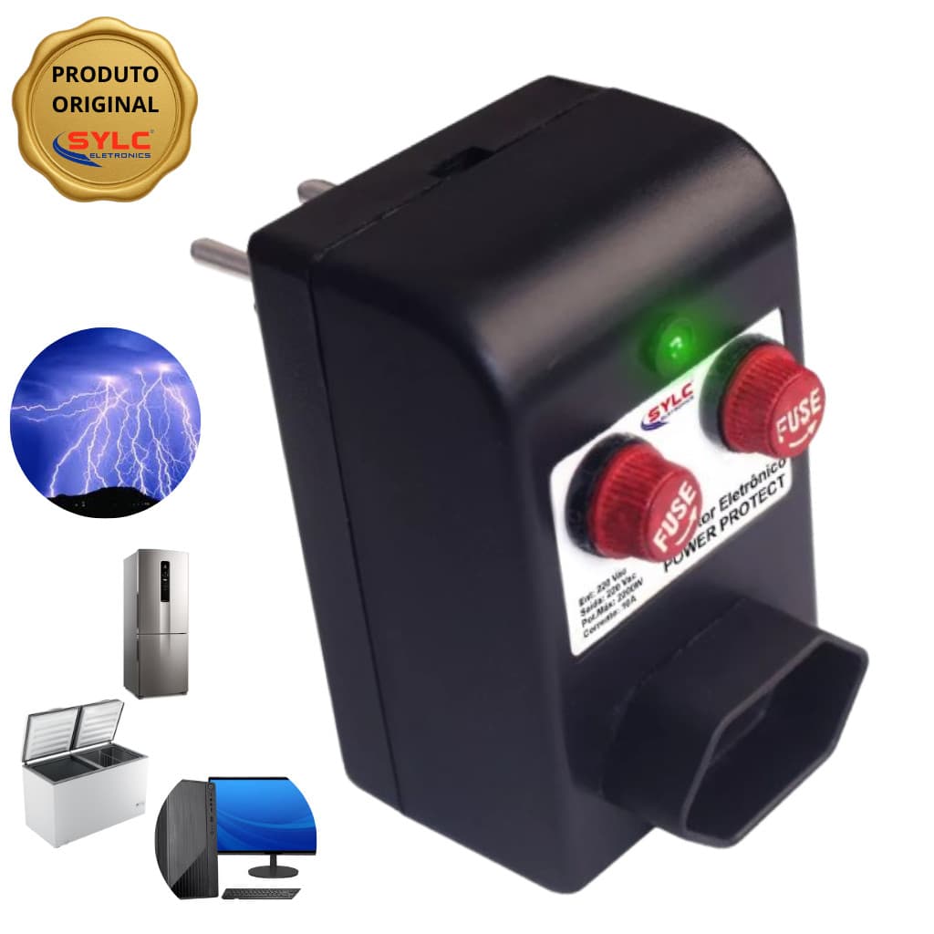 Protetor Geladeira Freezer Quedas De Energia Raios 127v