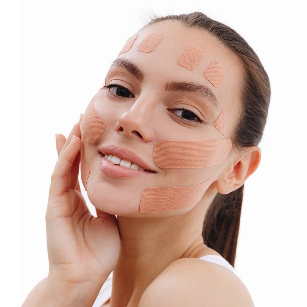 Fita Lifting Facial Anti Sinais De Expressão Anti Rugas Cuidado Facial