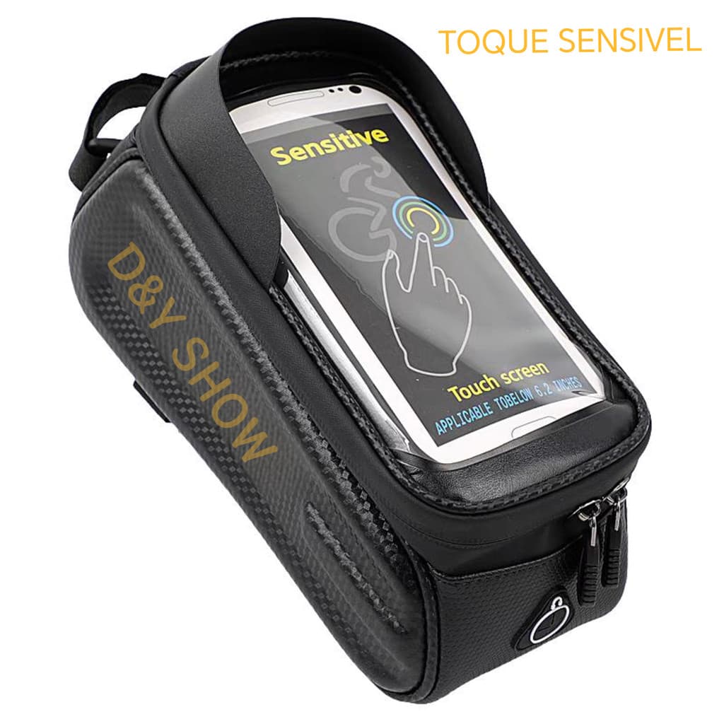 Bolsa Para Bike Bicicleta Celular Quadro Case a Prova D'agua