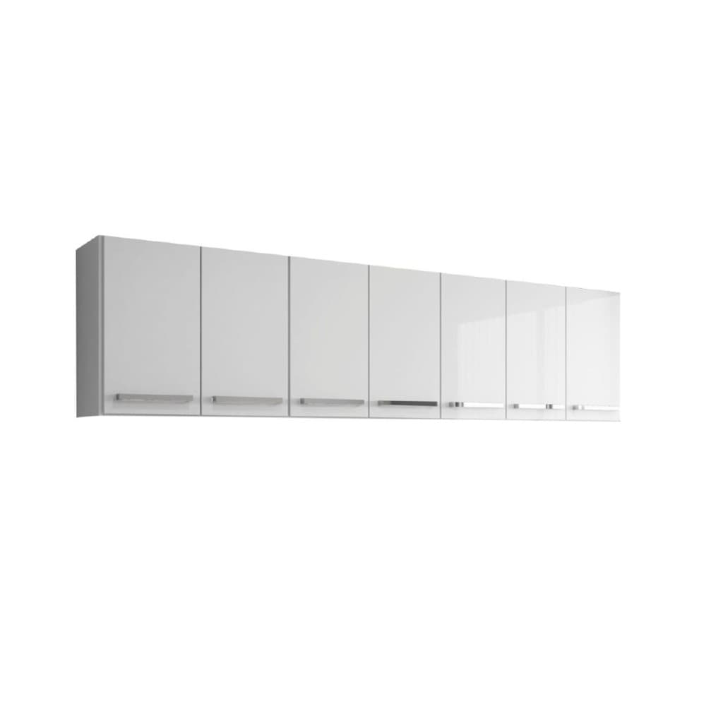 Armario Aereo De Cozinha 7 Portas Bangladesh Branco