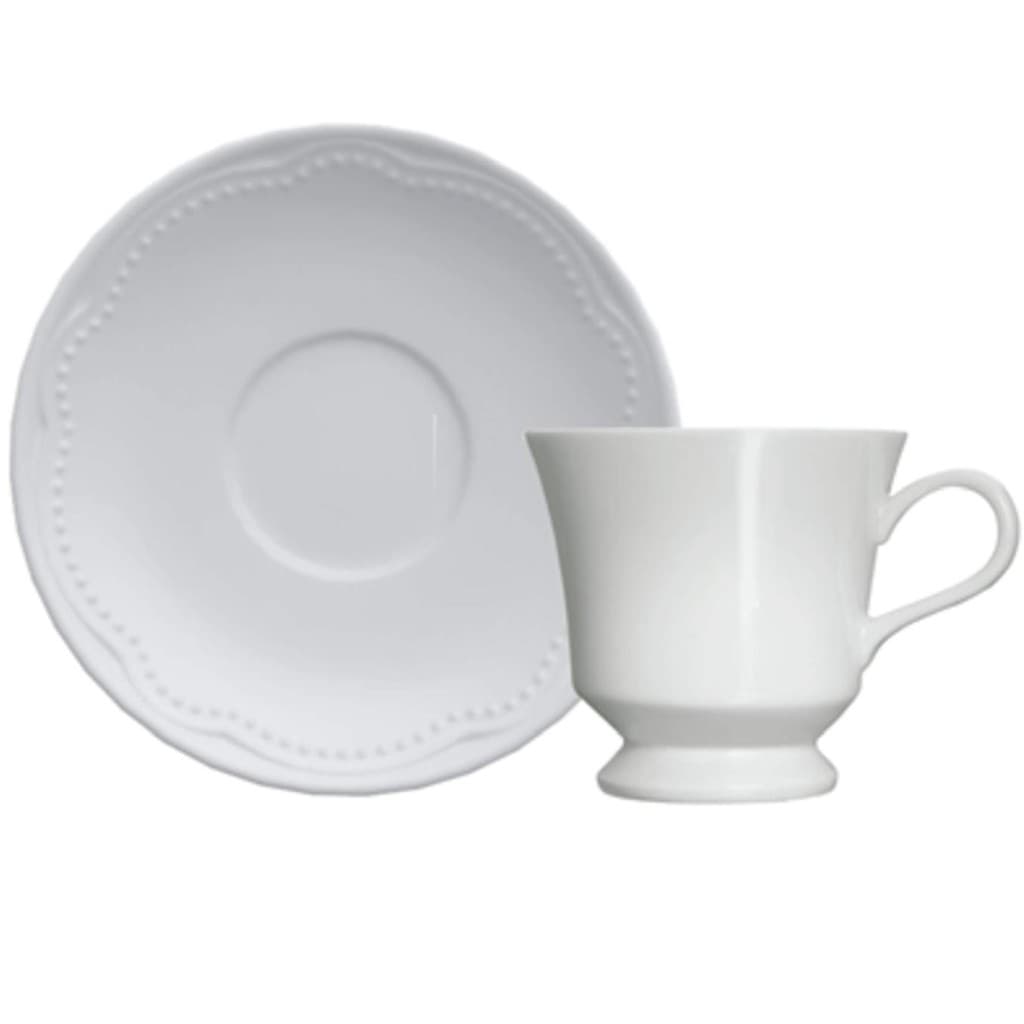 Jogo Xícaras para Chá Cottage 200ml 6un Porcelana Germer