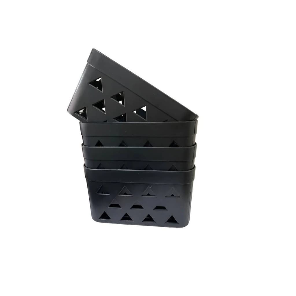 Kit Com 4 Caixas Organizadora Multiuso Plástico 4,7 L