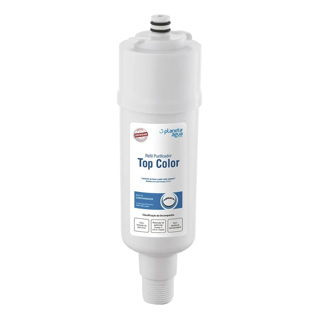 Refil Filtro Vela Compatível Purificador Top Color Colormaq Premium Planeta Água 1075A