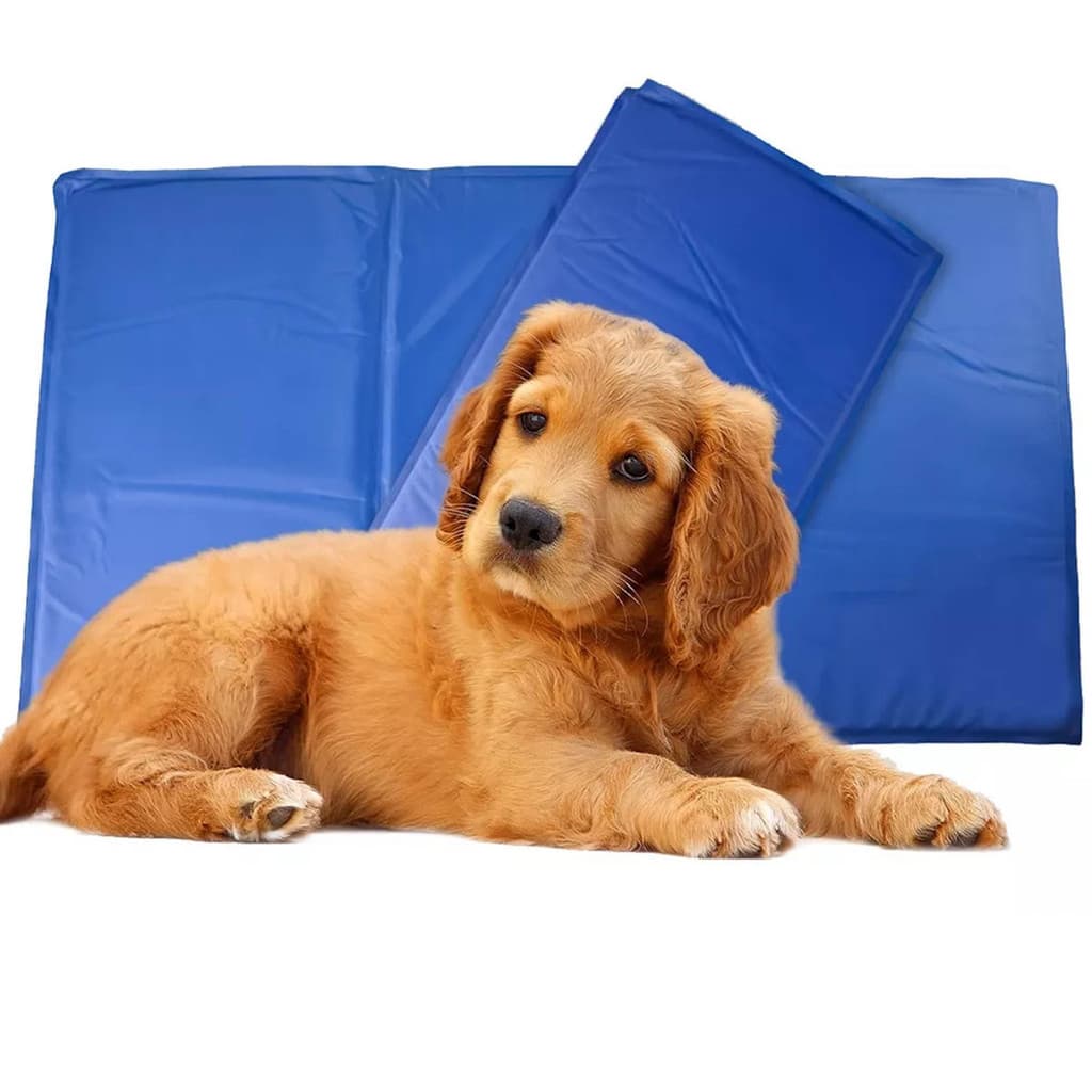 Tapete Gelado Cachorro Gato Cao Pet Verao Colchonete Refrescante Macio Confortavel Animais Estimaçao Sol Dias Quente
