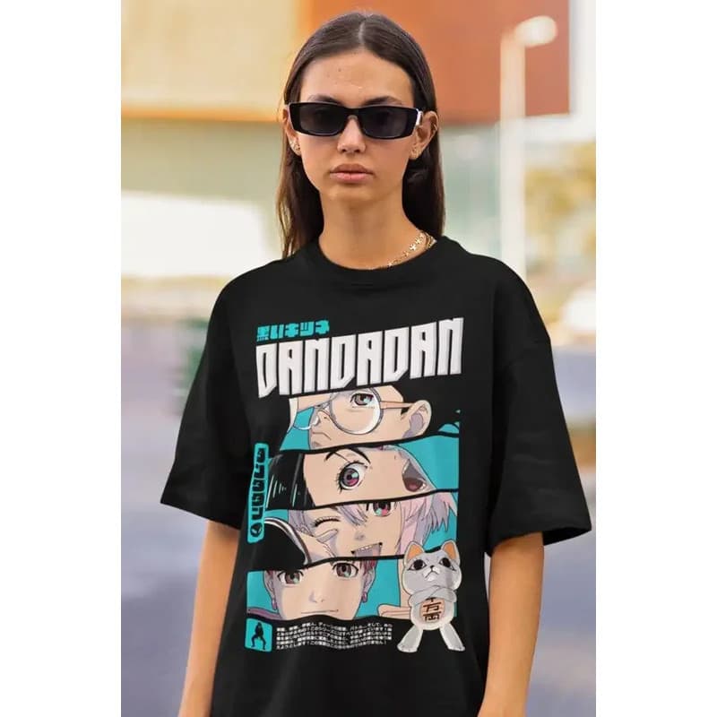 Dadan Camiseta Japanaise Anime Manga Presente Camisa Exclusiva Todos Os Tamanhos Camisetas Gráficas StreetweaOversized T