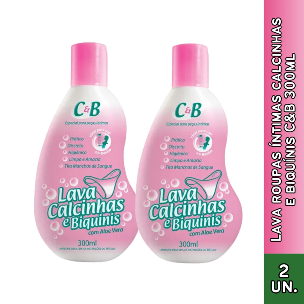 Lava Roupas Íntimas Calcinhas e Biquínis C&B 300ml