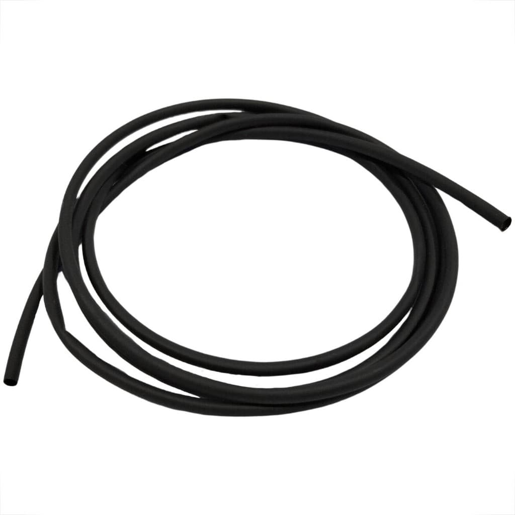 ESPAGUETE TUBO TERMO RETRATIL 2,7MM OU 3/32" ISOLANTE ANTI-CHAMAS PRETO 1 METRO CONDUITE