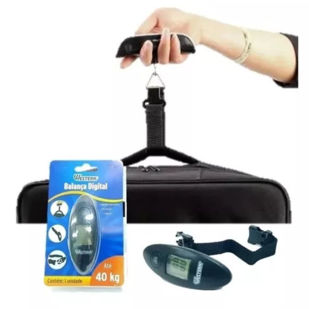 Balança Digital P/Mala de viagem Até 40kg